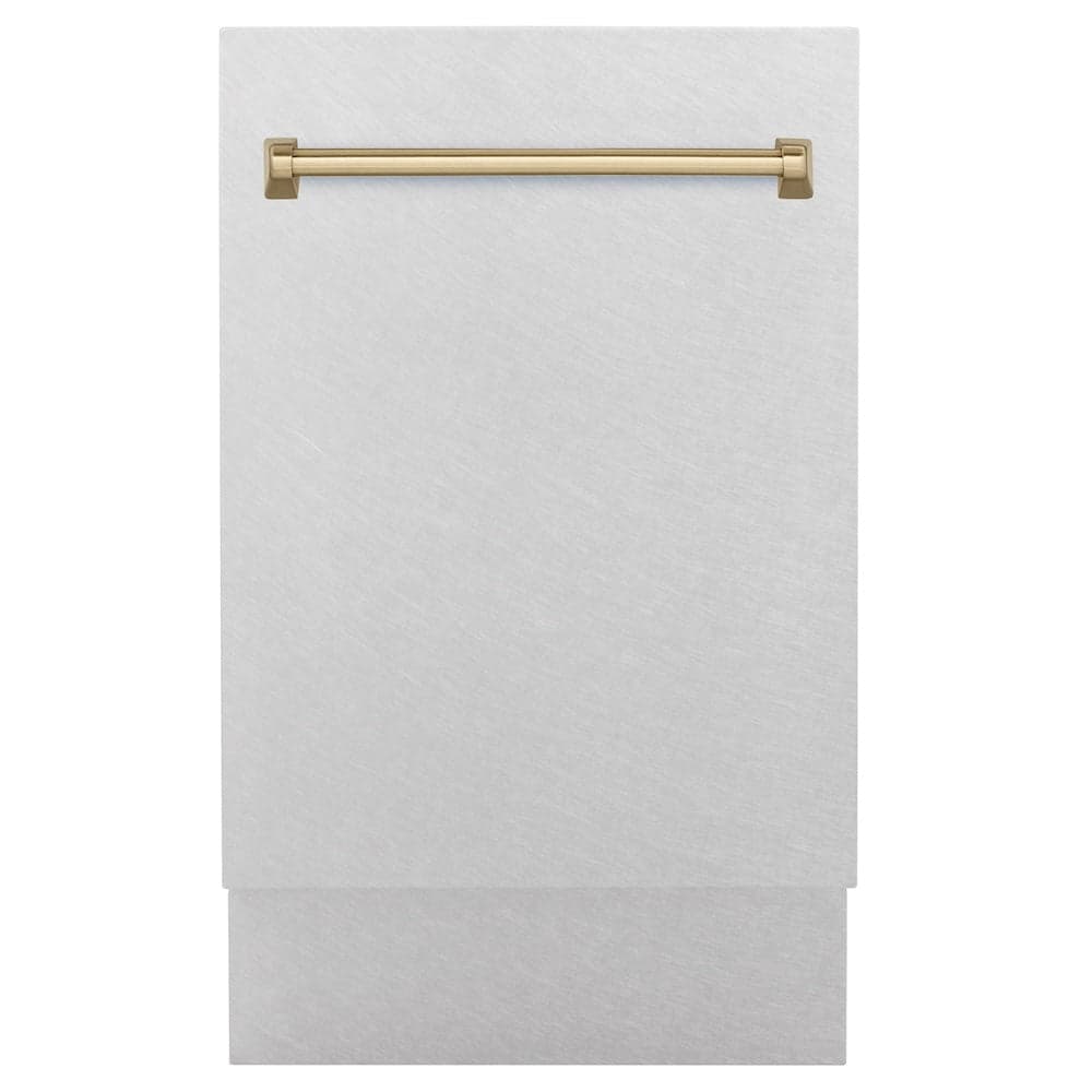 Autograph Edition 18" Compact 3rd Rack Top Control Dishwasher with Champagne Bronze Handle, 51dBa