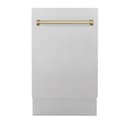 Autograph Edition 18" Compact 3rd Rack Top Control Dishwasher with Champagne Bronze Handle, 51dBa view 3