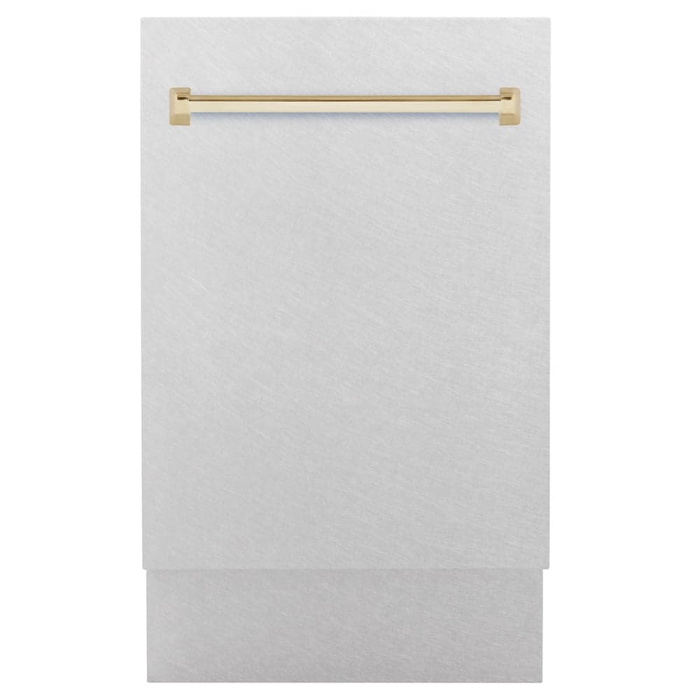 Autograph Edition 18" Compact 3rd Rack Top Control Dishwasher with Gold Handle, 51dBa