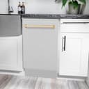 Autograph Edition 18" Compact 3rd Rack Top Control Dishwasher with Gold Handle, 51dBa view 2
