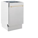 Autograph Edition 18" Compact 3rd Rack Top Control Dishwasher with Gold Handle, 51dBa view 5
