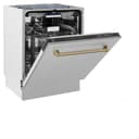 Autograph Edition 24" 3rd Rack Top Control Tall Tub Dishwasher with Champagne Bronze Handle, 51dBa view 4