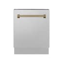 Autograph Edition 24" 3rd Rack Top Control Tall Tub Dishwasher with Champagne Bronze Handle, 51dBa view 9
