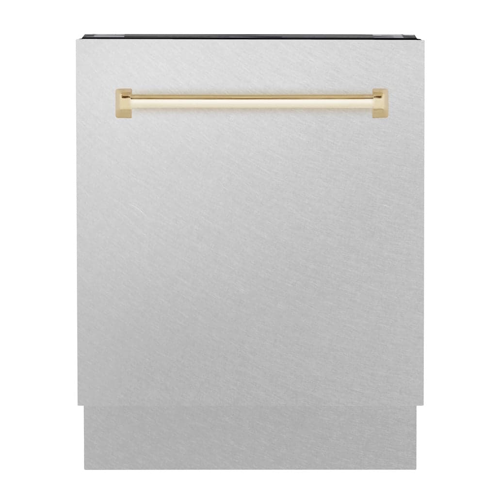 Autograph Edition 24" 3rd Rack Top Control Tall Tub Dishwasher with Gold Handle, 51dBa