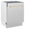 Autograph Edition 24" 3rd Rack Top Control Tall Tub Dishwasher with Gold Handle, 51dBa view 6