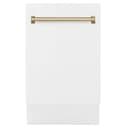 Autograph Edition 18" Compact 3rd Rack Top Control Dishwasher with Champagne Bronze Handle, 51dBa view 1