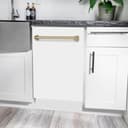 Autograph Edition 18" Compact 3rd Rack Top Control Dishwasher with Champagne Bronze Handle, 51dBa view 2