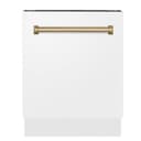 Autograph Edition 24" 3rd Rack Top Control Tall Tub Dishwasher with Champagne Bronze Handle, 51dBa view 9