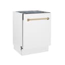 Autograph Edition 24" 3rd Rack Top Control Tall Tub Dishwasher with Champagne Bronze Handle, 51dBa view 6