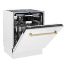 Autograph Edition 24" 3rd Rack Top Control Tall Tub Dishwasher with Champagne Bronze Handle, 51dBa view 5
