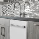 24 in. Matte Top Control Built-In Dishwasher with Stainless Steel Tub and Traditional Style Handle, 52dBa view 8