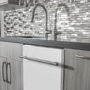 24 in. Matte Top Control Dishwasher with Stainless Steel Tub and Modern Style Handle, 52dBa view 7