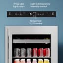 Cellara By 24 In., 7 Bottle And 115 Can Single Zone Wine And Beverage Cooler view 8