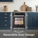 Cellara By 24 In., 7 Bottle And 115 Can Single Zone Wine And Beverage Cooler view 9
