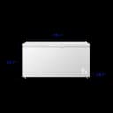 Element 17.7 cu. ft. Chest Freezer - White (ECF18MDCW) view 3
