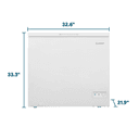 Element 7.0 cu. ft. Chest Freezer - White (ECF70MD2EW) view 7