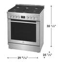 30" Dual-Fuel Freestanding Range view 1