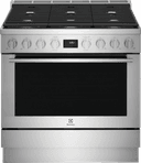 36" Dual-Fuel Freestanding Range view 3