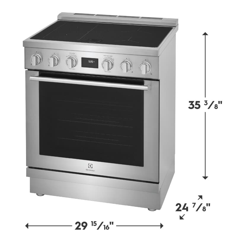 30" Induction Freestanding Range