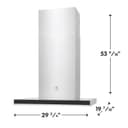 30" Wall-Mount T Shape Hood view 1
