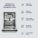 24" Stainless Steel Tub Built-In Dishwasher with SmartBoost™ view 2