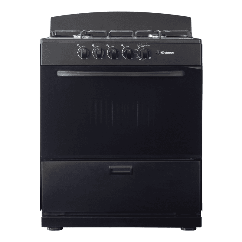 Element 4.0 Cu. Ft. 30” 4-Burner Gas Range - Black (EEGR3A4MCCB)