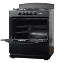 Element 4.0 Cu. Ft. 30” 4-Burner Gas Range - Black (EEGR3A4MCCB) view 3