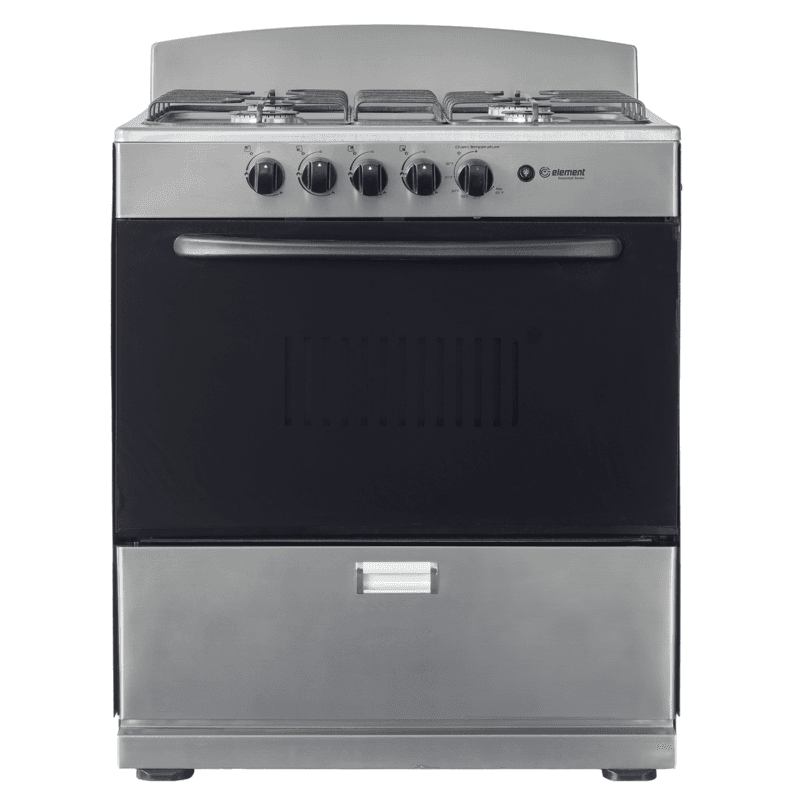 Element 4.0 Cu. Ft. 30” 4-Burner Gas Range - Stainless Steel (EEGR3A4MCCS)