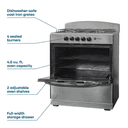 Element 4.0 Cu. Ft. 30” 4-Burner Gas Range - Stainless Steel (EEGR3A4MCCS) view 8