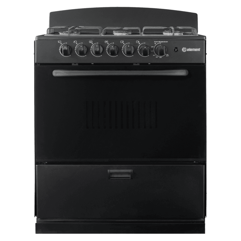 Element 4.0 Cu. Ft. 30” 6-Burner Gas Range - Black (EEGR3A6MCCB)