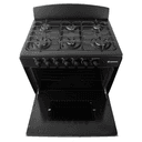 Element 4.0 Cu. Ft. 30” 6-Burner Gas Range - Black (EEGR3A6MCCB) view 5