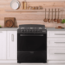 Element 4.0 Cu. Ft. 30” 6-Burner Gas Range - Black (EEGR3A6MCCB) view 9