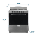 Element 4.0 Cu. Ft. 30” 6-Burner Gas Range - Stainless Steel (EEGR3A6MCCS) view 10