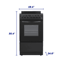 Element 1.9 Cu. Ft. 20” Electric Range - Black (EER204MSCB) view 10