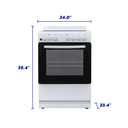 Element 2.4 Cu. Ft. 24” Electric Range - White (EER244MSCW) view 10