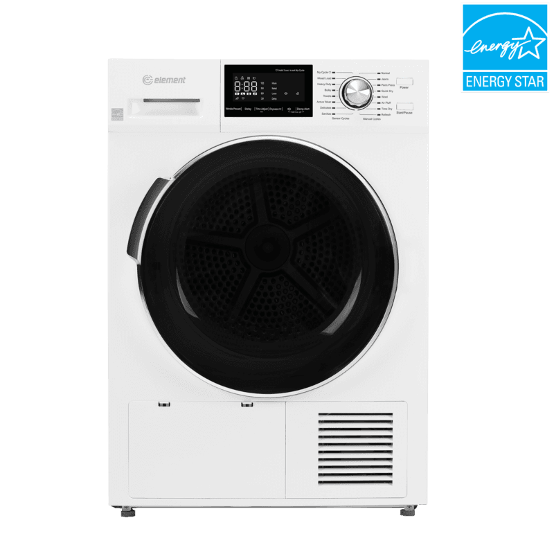 Element 24-inch 4.4 cu. ft. Heat Pump Dryer – White, ENERGY STAR (EFD4424EBW)