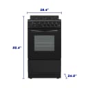 1.9 Cu. Ft. 20” Gas Range view 10