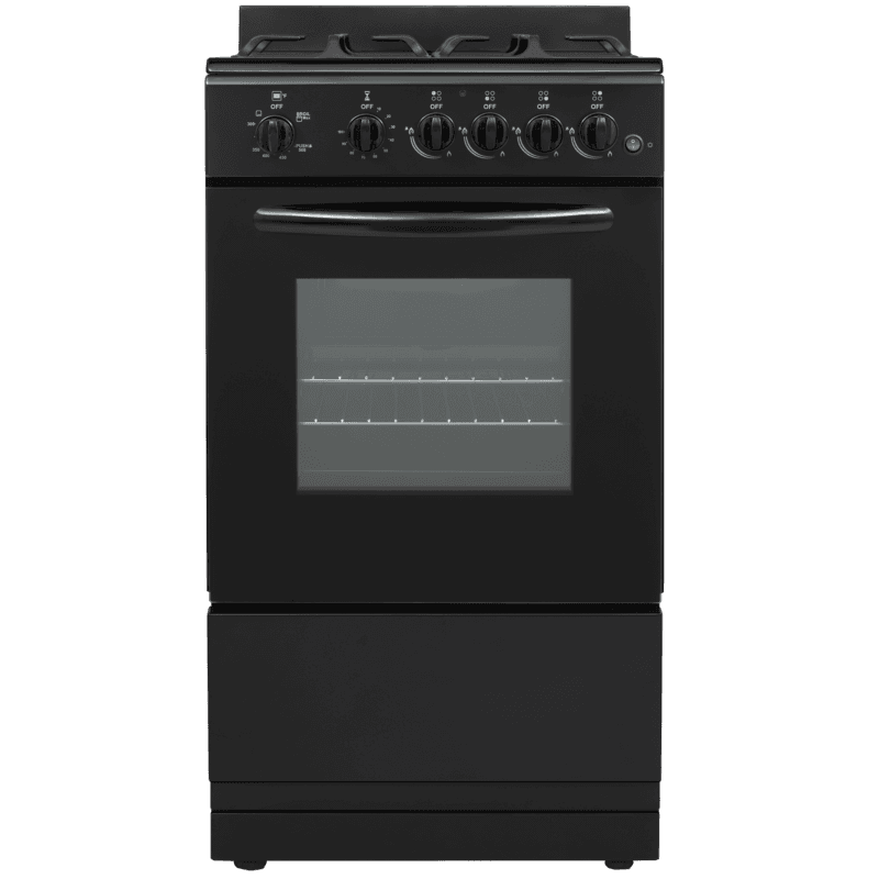 Element 1.9 Cu. Ft. 20” Gas Range - Black (EGR204MCCB)