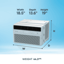 10,000 Btu, 115v Inverter Window Air Conditioner view 5