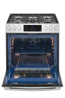 30" Gas Front Control Freestanding Range view 6