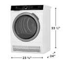 24" Compact Electric Dryer - 4.0 Cu. Ft. view 5