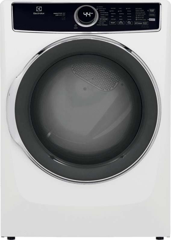 Front Load Perfect Steam Electric Dryer with Predictive Dry™ and Instant Refresh – 8.0 Cu. Ft.