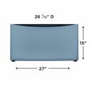 Luxury-Glide® Pedestal with Spacious Storage Drawer view 4