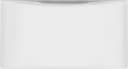 Luxury-Glide® Pedestal with Spacious Storage Drawer - Matte White Finish view 1