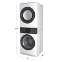 300 Series Laundry Tower Single Unit Washer & Electric Dryer view 2