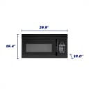 1.6 cu. ft. Over-the-Range Microwave with Top Mount Air Recirculation Vent view 6