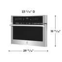 30" Built-In Microwave Oven with Drop-Down Door view 1