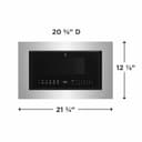 30" Built-In Side Swing Microwave Oven view 2