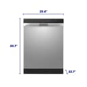 Element 24” Front Control Dishwasher - Stainless Steel (ENB5322HECS) view 4