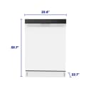 Element 24” Front Control Dishwasher - White (ENB5322HECW) view 4